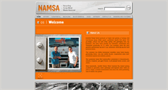 Desktop Screenshot of namsa.co.za